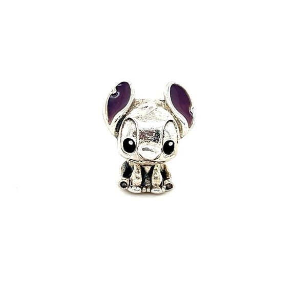 Sterling Silver Lilo & Stitch Charm - Picture 1 of 4